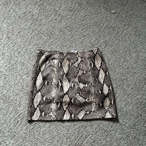 Snake Skin Skirt